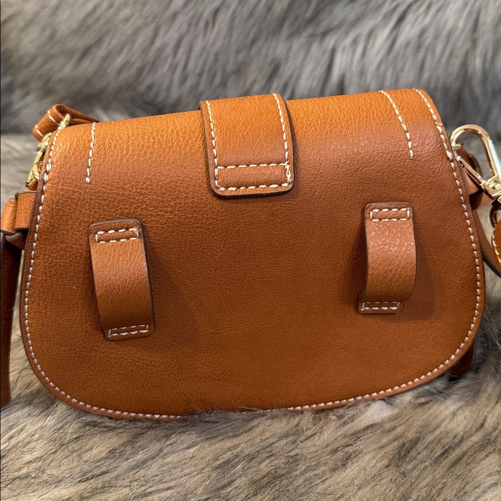 PRICE FIRM Rachel Zoe Chic Brown Faux Leather Crossbody/Belt Bag - Picture 8 of 10